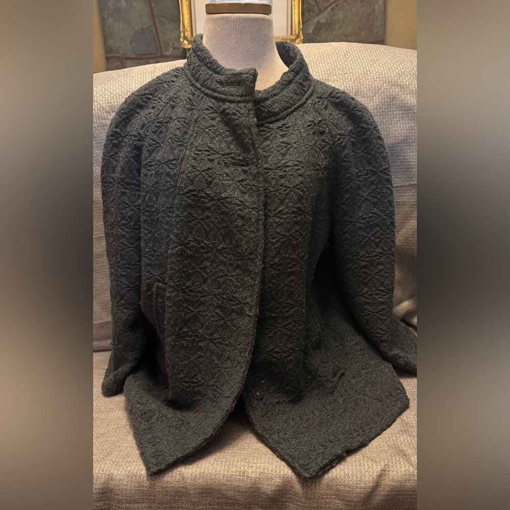Grace Elements Dark Gray Textured Cape